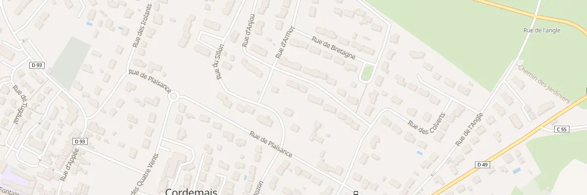 Plan du 17 Rue de la Gagnerie du Moulin à Cordemais