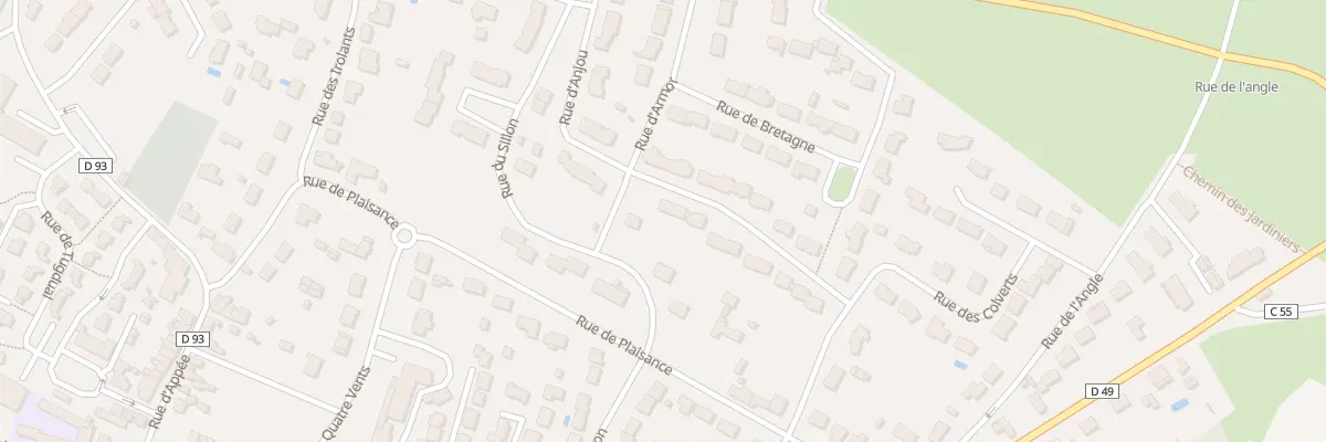 Plan du 19 Rue de la Gagnerie du Moulin à Cordemais