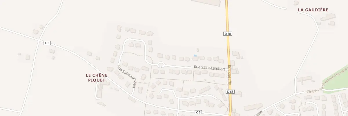 Plan du 15 Rue Saint-Lambert à Cintré