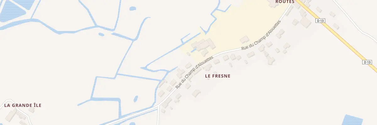Plan du 14 Rue du Champ d’Alouettes à Villeneuve-en-Retz
