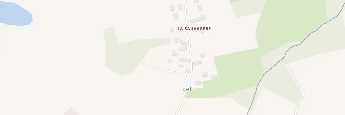 Plan du 5872 La Sauvagere à Miniac-Morvan