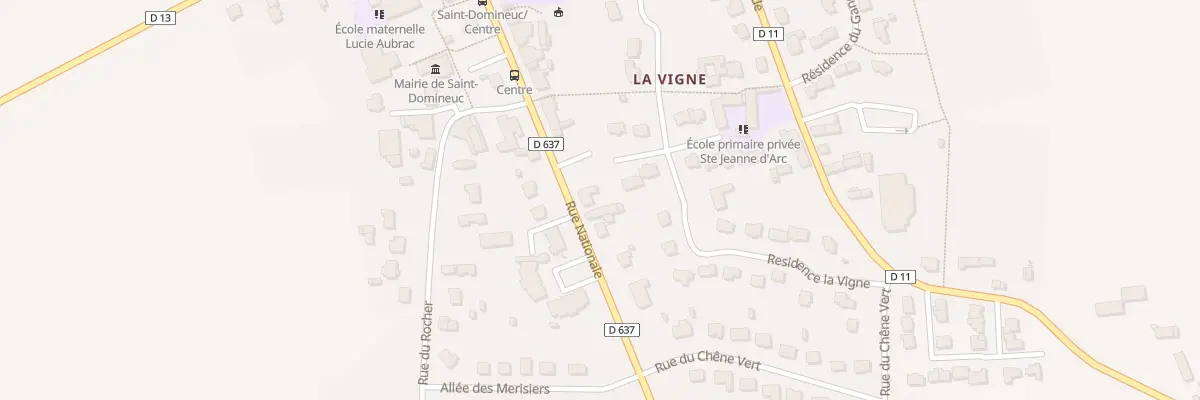 Plan du 6 Rue Nationale à Saint-Domineuc