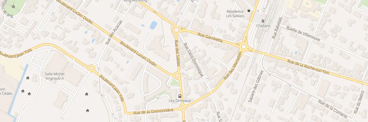 Plan du 11 Rue des Sables à Challans