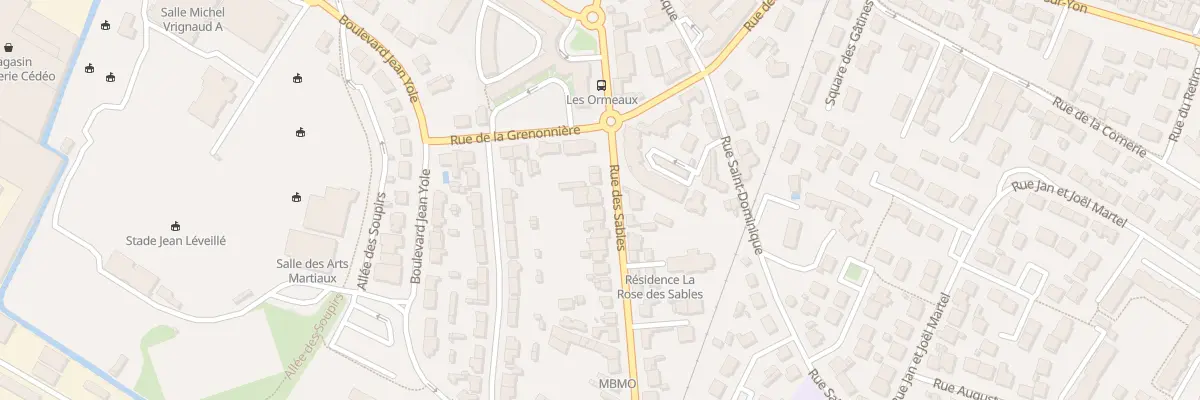 Plan du 12 Rue des Sables à Challans