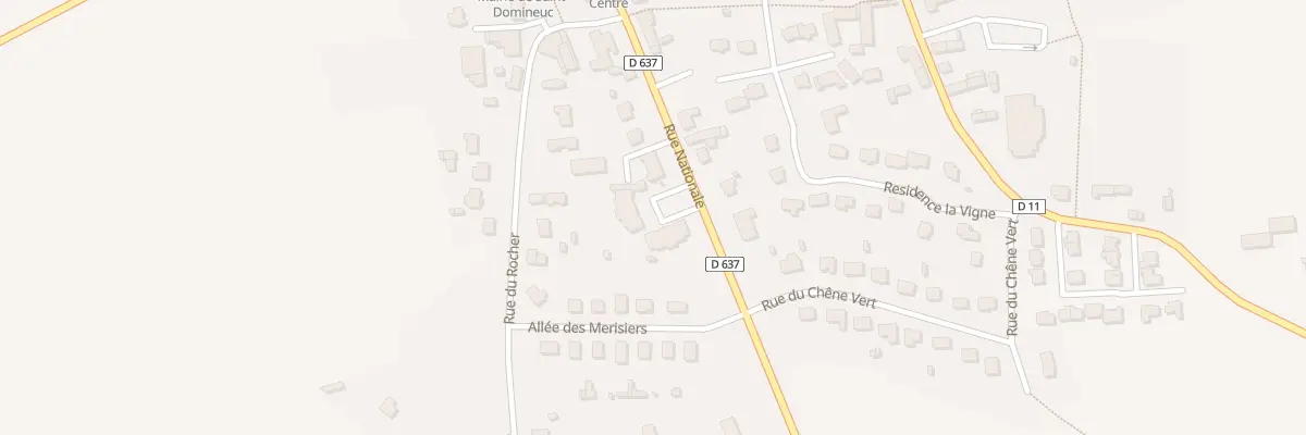 Plan du 3 Rue Nationale à Saint-Domineuc
