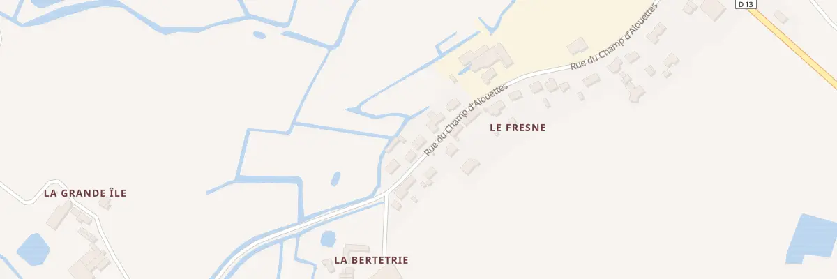 Plan du 16 Rue du Champ d’Alouettes à Villeneuve-en-Retz