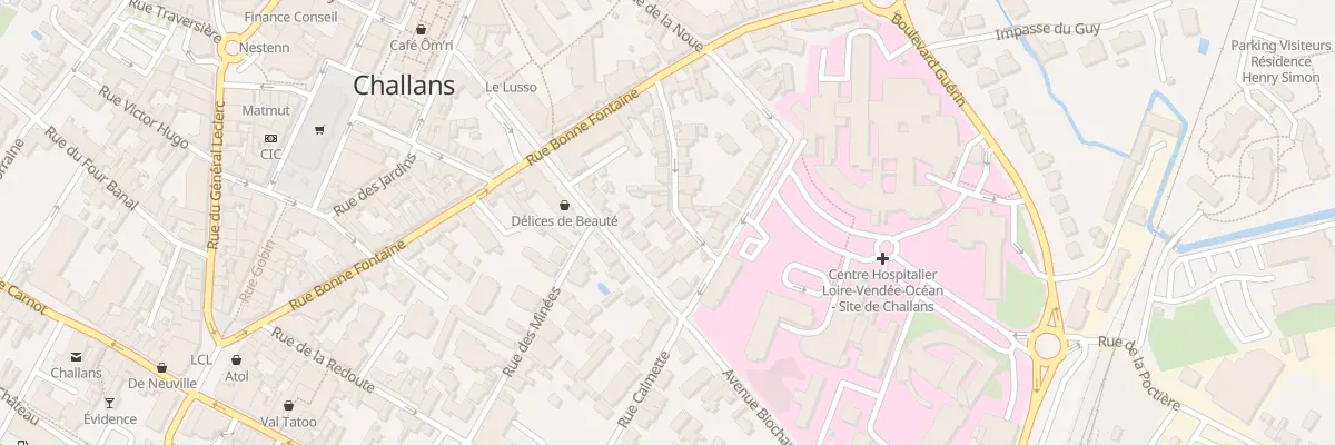 Plan du 10 Rue du moulin de la cour à Challans
