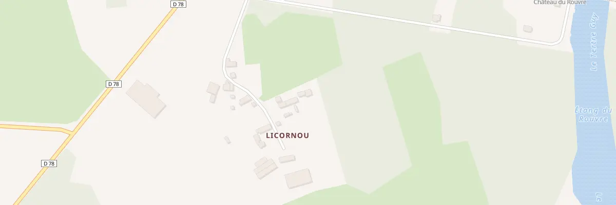 Plan du 9001 Licornou à Mesnil-Roc’h