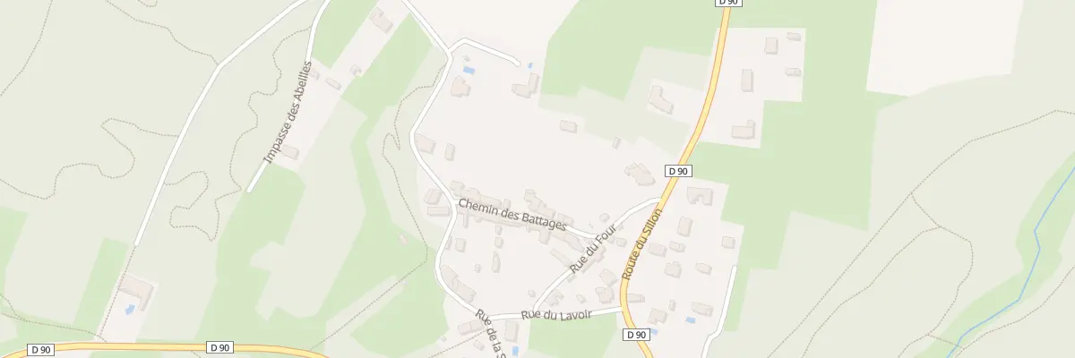 Plan du 5 Che des Battages à Malville