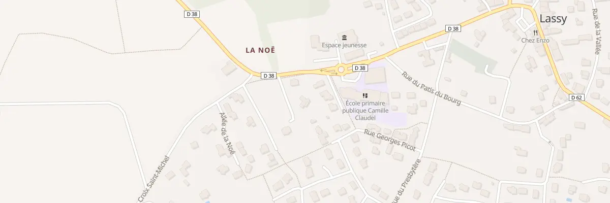 Plan du 11 Rue de la Mairie à Lassy