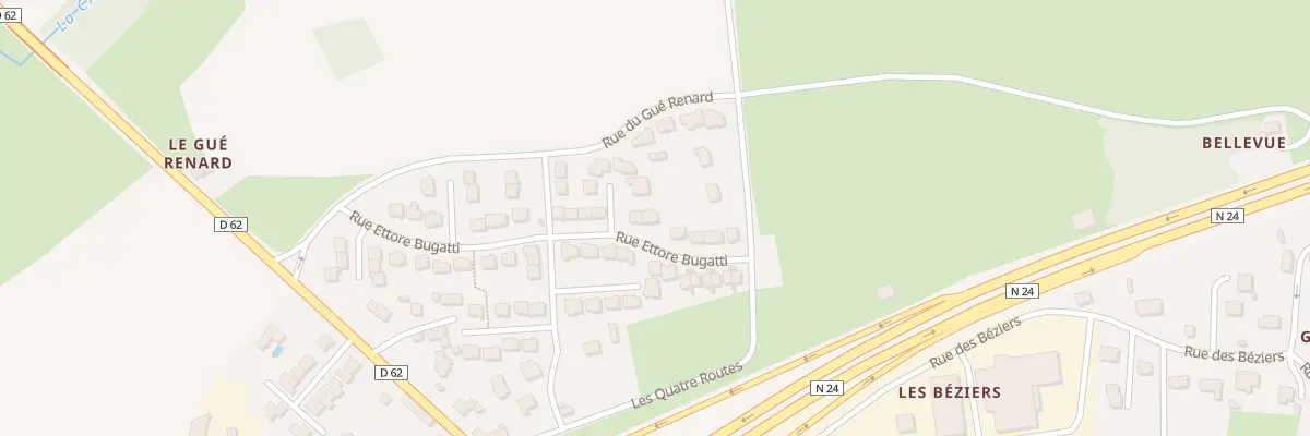 Plan du 24 Rue Ettoré Bugatti à Bréal-sous-Montfort