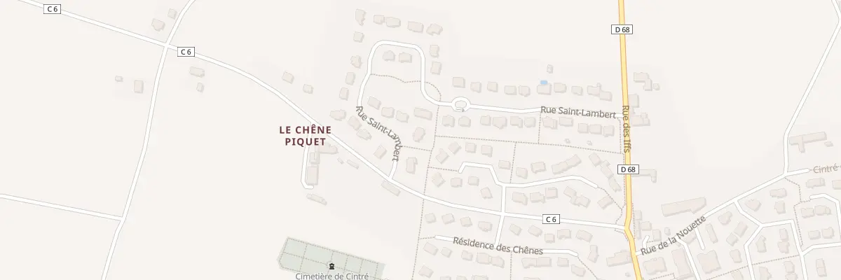 Plan du 36 Rue Saint-Lambert à Cintré