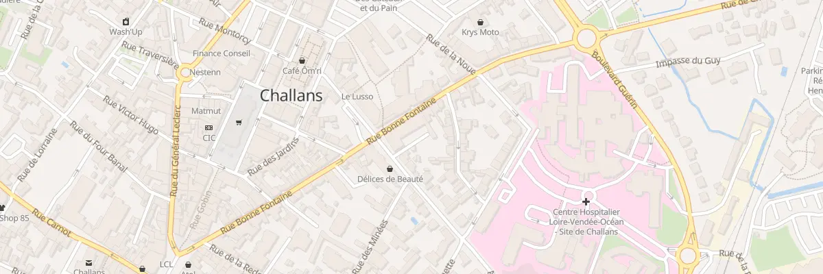 Plan du 1 Av Biochaud à Challans