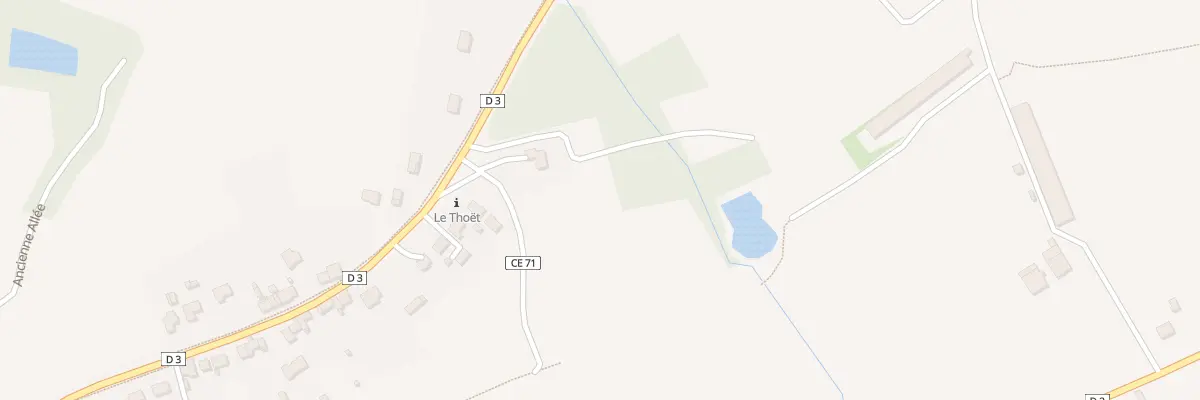 Plan du 6747 Le Thoet à Plessé