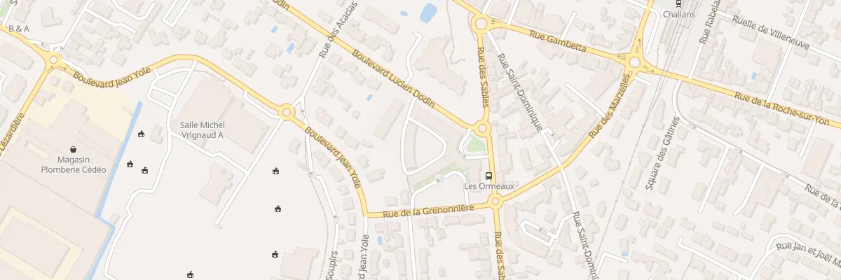 Plan du 5 Rue de la grenonnière à Challans