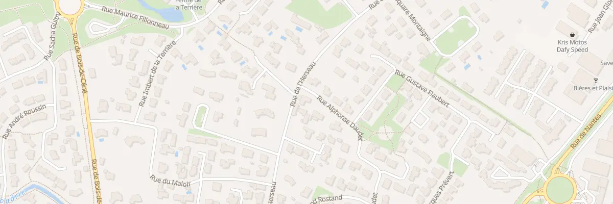 Plan du 31 Rue alphonse daudet à Challans