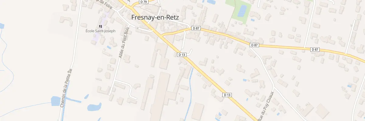 Plan du 13 Rue de Pornic Fresnay à Villeneuve-en-Retz