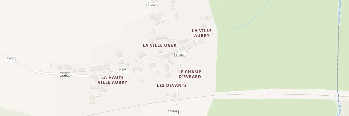 Plan du 5258 La Ville Aubry à Miniac-Morvan