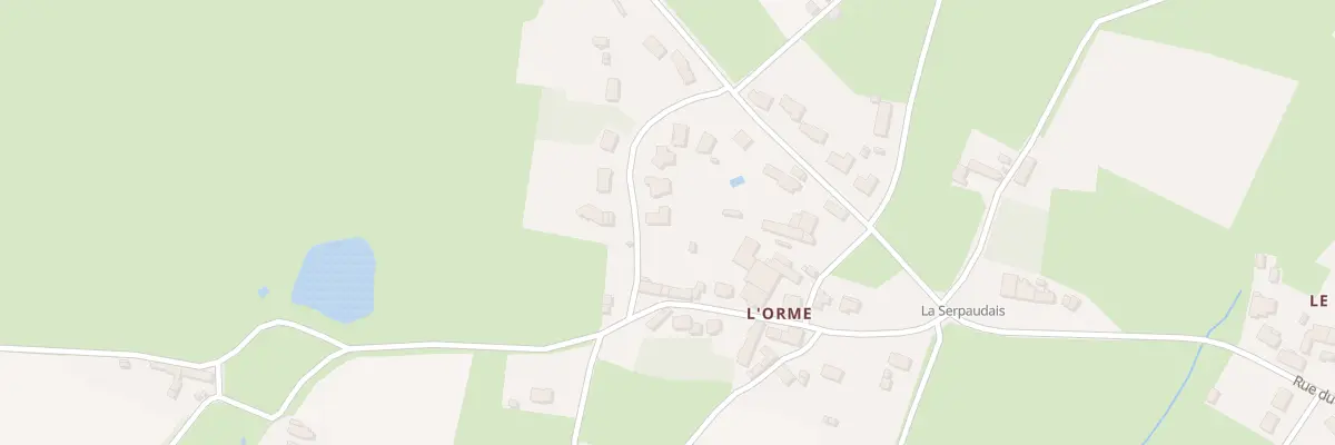 Plan du 41 L’Orme à Malville