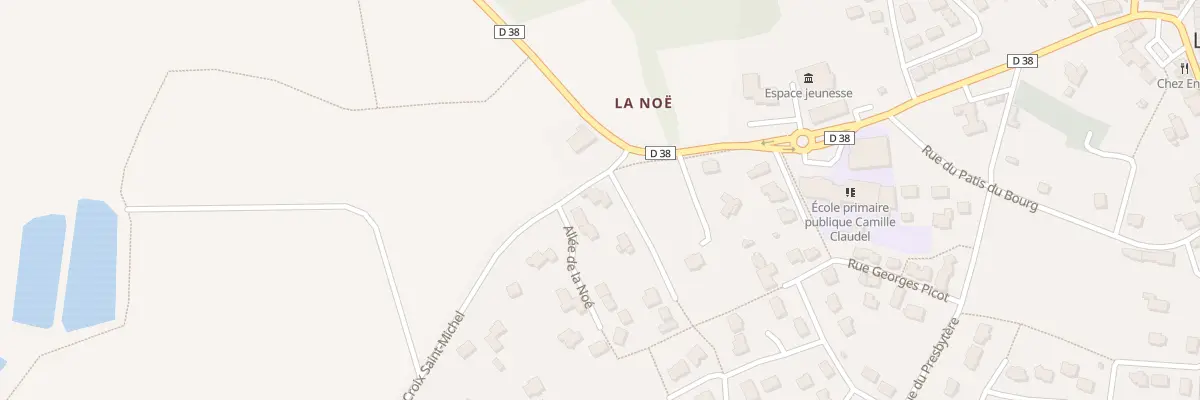 Plan du 3 Rue de la Croix St Michel à Lassy