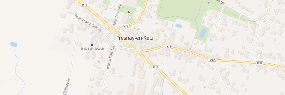 Plan du 1 Rue du Calvaire à Villeneuve-en-Retz