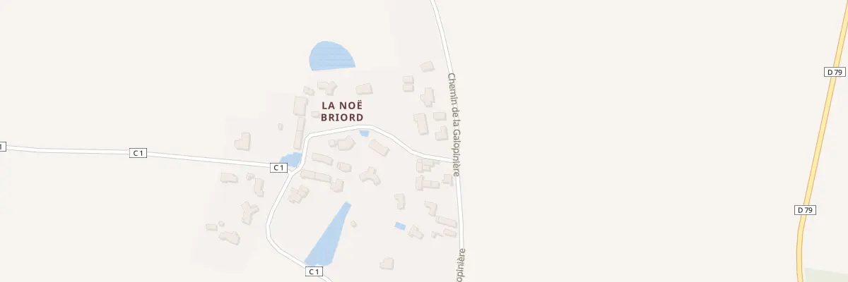 Plan du 772 La Noe Briord Bourgneuf à Villeneuve-en-Retz