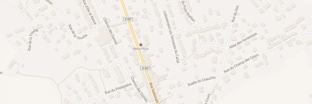 Plan du 64B Rue Nationale à Saint-Domineuc