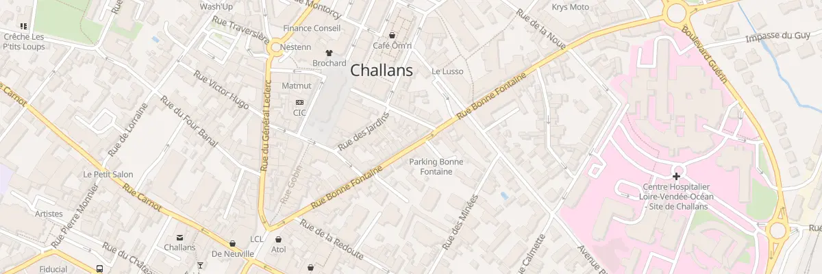 Plan du 35 Rue bonne fontaine à Challans