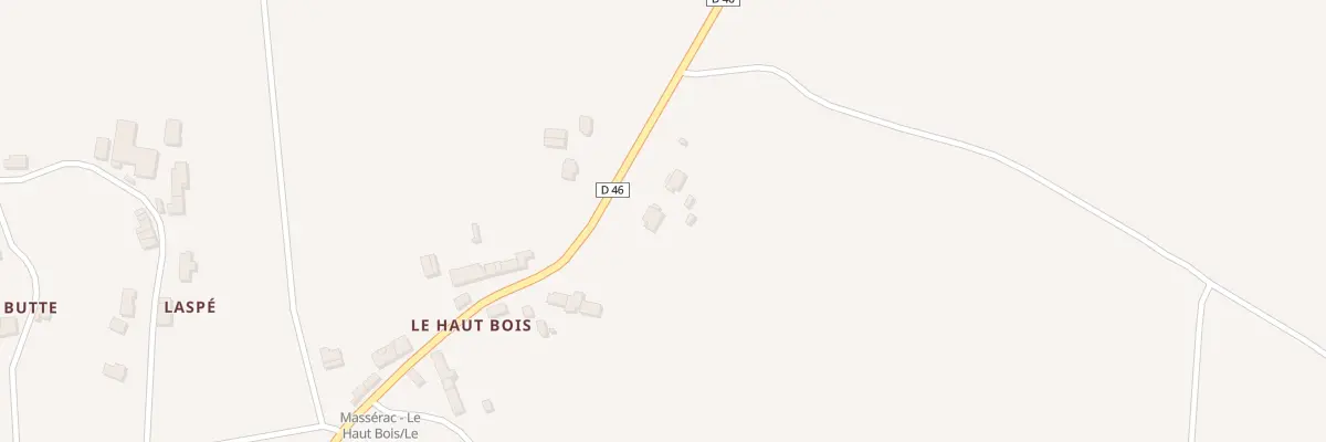 Plan du 10 Haut Bois à Massérac