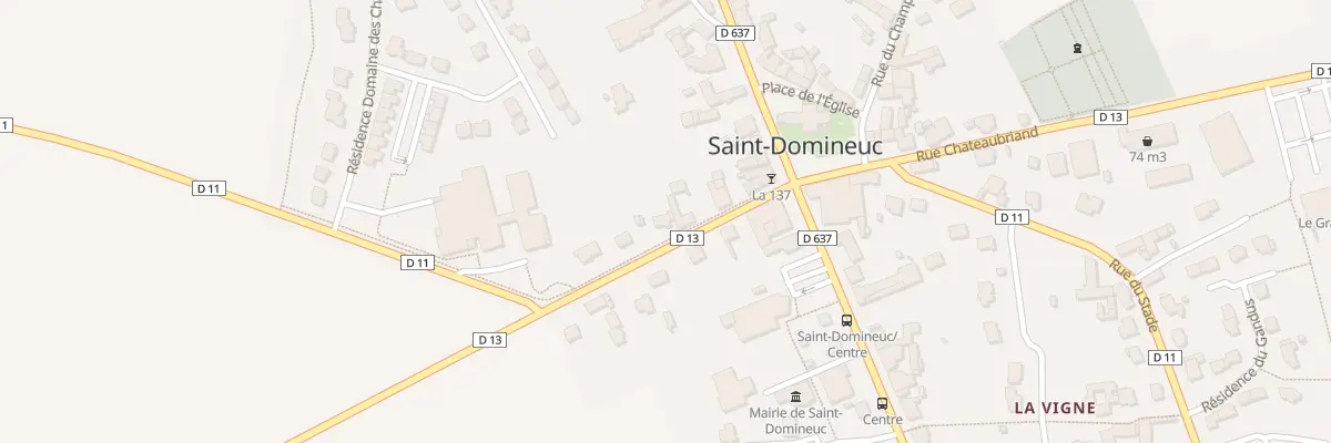Plan du 5655 Rue du Vieux Moulin à Saint-Domineuc