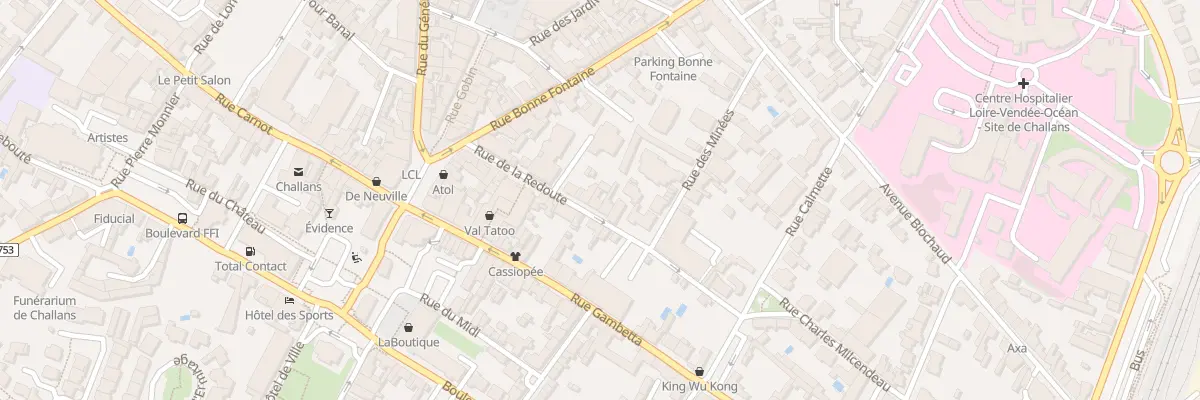 Plan du 9B Rue de la redoute à Challans