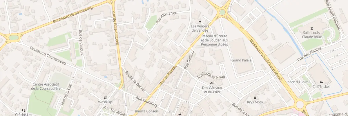 Plan du 25 Rue de nantes à Challans