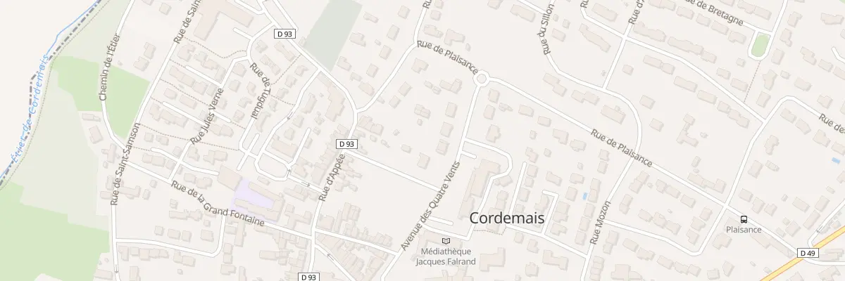 Plan du 9 Av des Quatre Vents à Cordemais