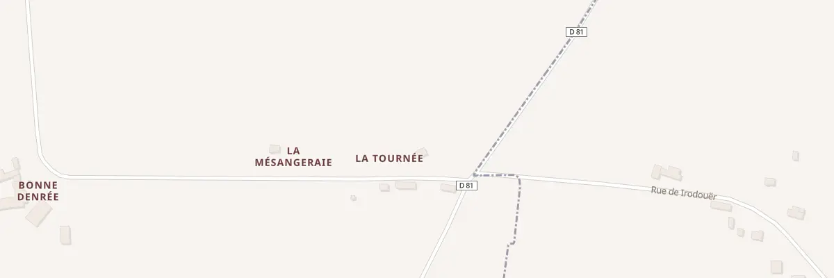Plan du 2 La Tournée à La Chapelle-Chaussée