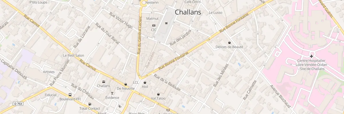 Plan du 11C Rue bonne fontaine à Challans