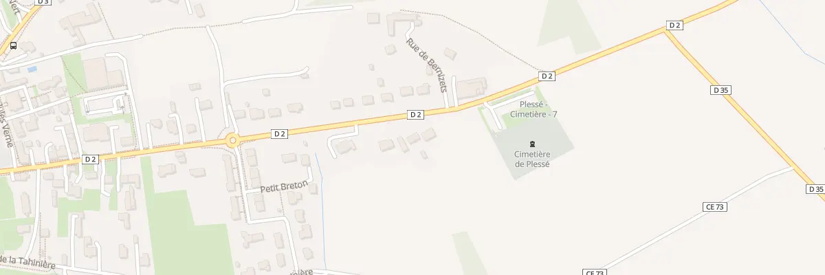 Plan du 28 Rue Charles Perron à Plessé