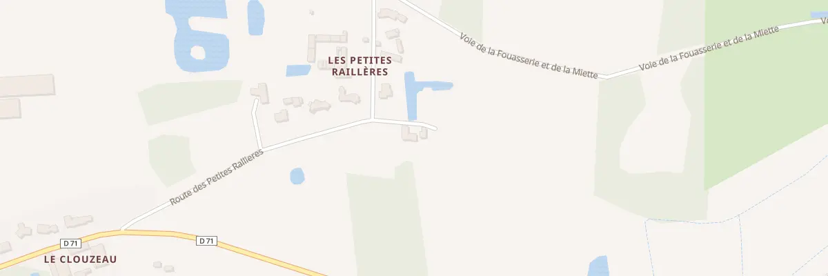 Plan du 326 Rte des Petites Rallieres à Bois-de-Céné