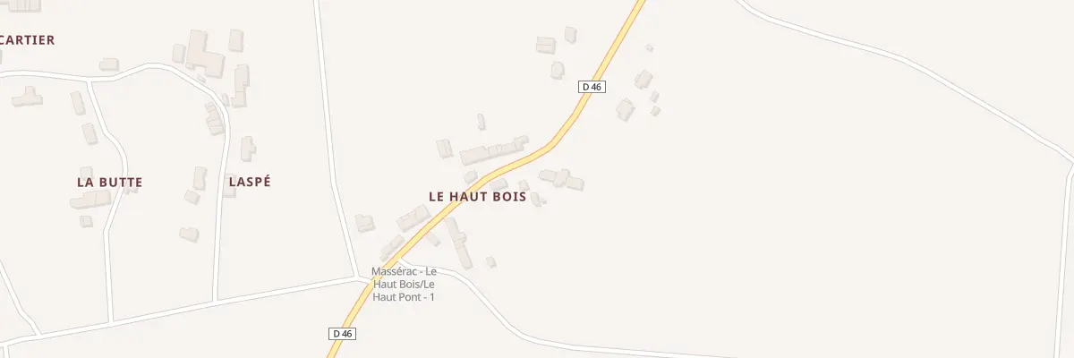 Plan du 8 Haut Bois à Massérac