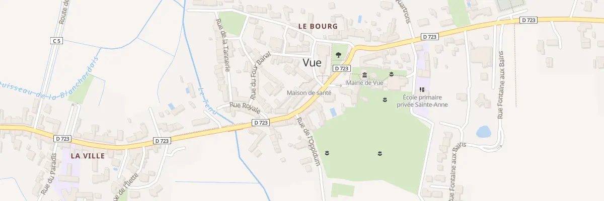 Plan du 4 Rte de Nantes à Vue