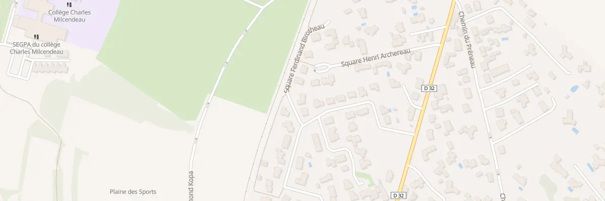 Plan du 4 Sq Ferdinand Birotheau à Challans
