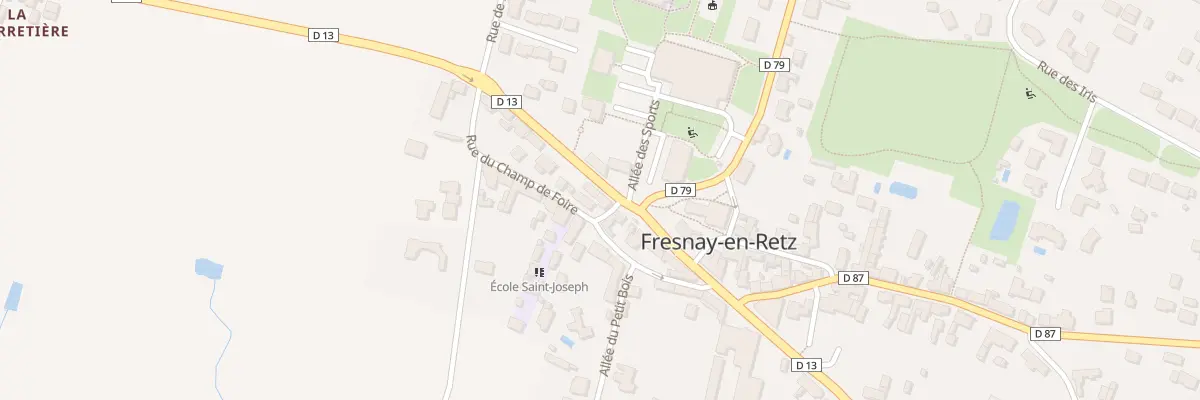Plan du 33 Rue de Pornic Fresnay à Villeneuve-en-Retz