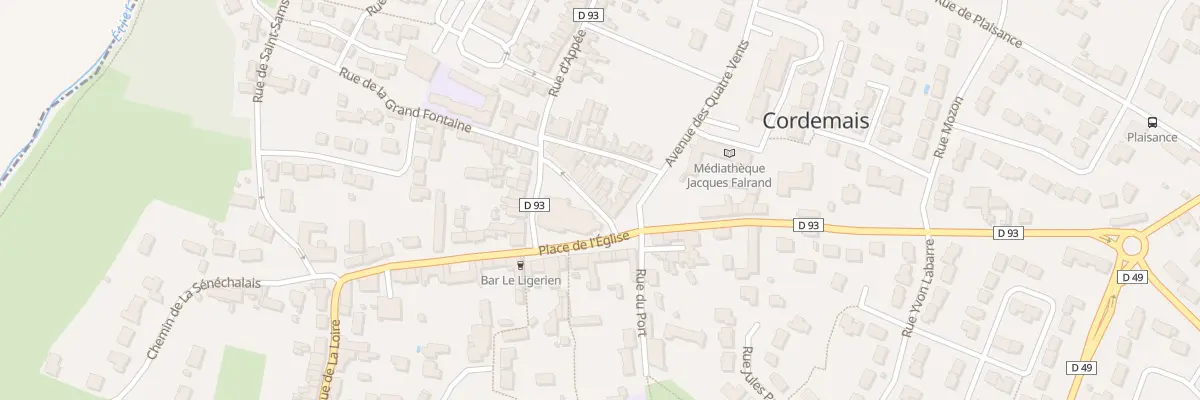 Plan du 8 Rue du Commerce à Cordemais