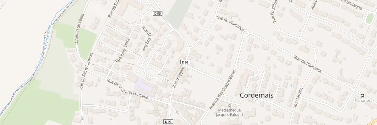 Plan du 14 Rue d’Appee à Cordemais