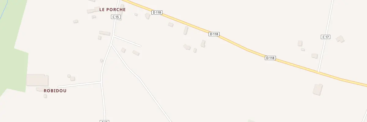 Plan du 9000 Le Porche à Miniac-Morvan