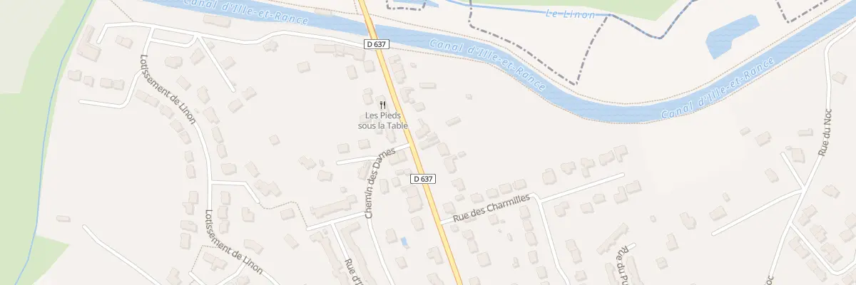 Plan du 100 Rue Nationale à Saint-Domineuc