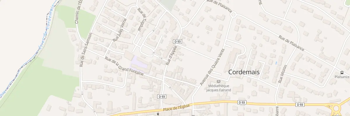 Plan du 4 Rue d’Appee à Cordemais