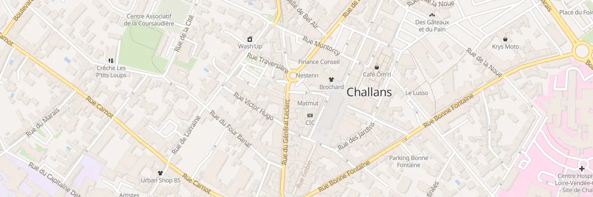 Plan du 11 Rue racine à Challans