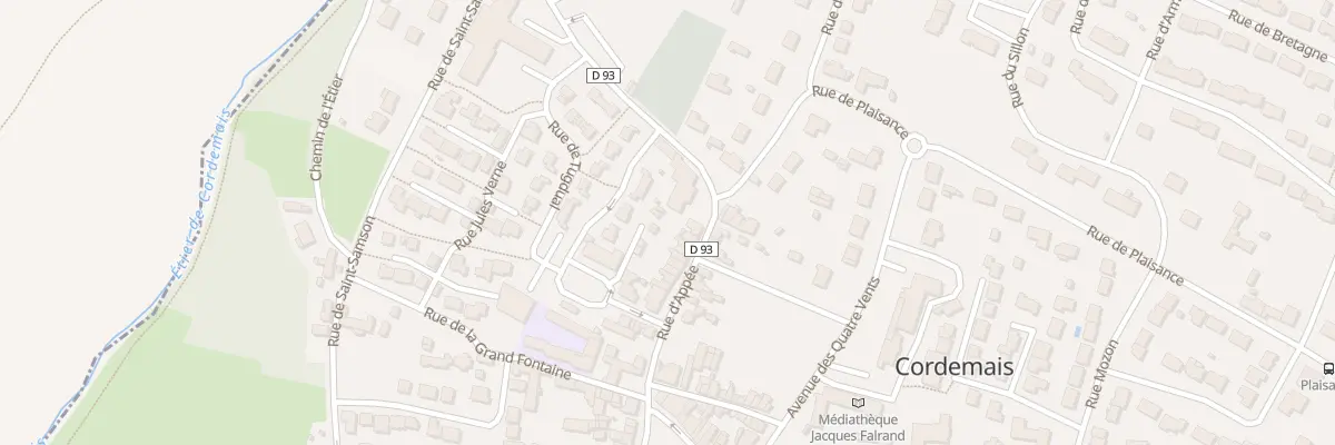 Plan du 39 Rue d’Appee à Cordemais