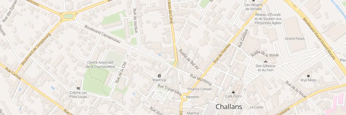 Plan du 2 Bd Clemenceau à Challans