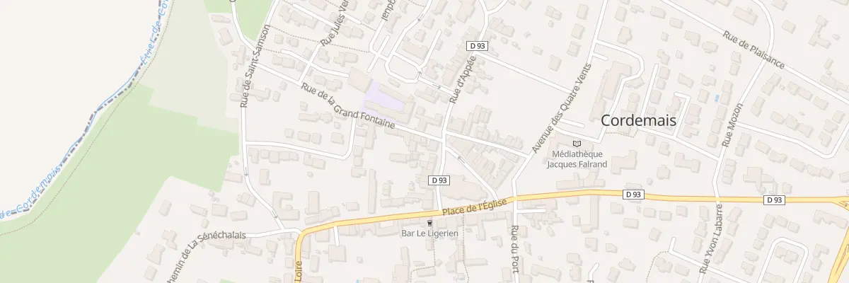 Plan du 1 Rue de la Grand Fontaine à Cordemais